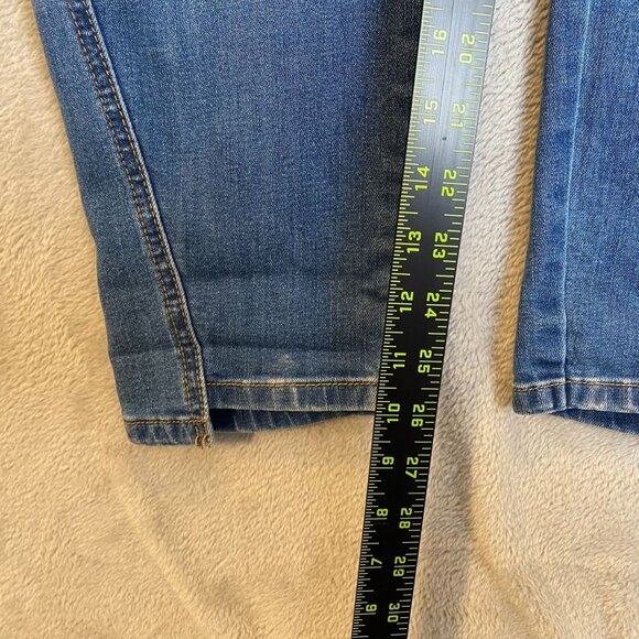 KanCan Womens Jeans 15/31 Distressed Medium Wash Cotton Blend Casual Style - Picture 8 of 16